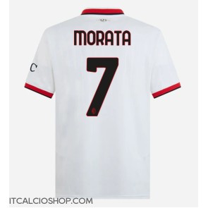 AC Milan Alvaro Morata #7 Seconda Maglia 2024-25 Manica Corta